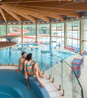 9 termálních bazénů - termální park TERMÁLY LOSINY