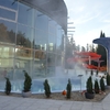 Outdoor thermal pools